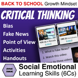 End of Year Life Skills Activities: Critical Thinking, Bia