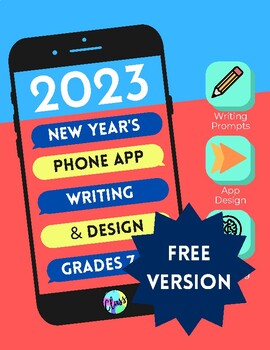 Preview of New Year 2023 FREEBIE Phone App Writing and Design