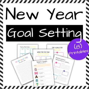 Preview of New Year 2023 Goal Setting | Growth Mindset