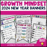 New Year 2024 Growth Mindset Banners | New Year 2024 Banners