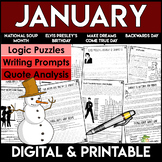 New Year 2024 | January Reading Comprehension | Logic Puzz