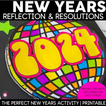 Preview of New Year 2024 | New Years Resolution 2024 | Printable Activity Booklet