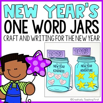 Preview of New Year 2024 One Word Resolution Jars