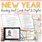 New Year 2024 Reading Comprehension Activities Print & Digital