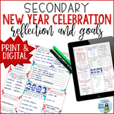 New Year 2024 Reflection & Goal Setting Activity for Secondary