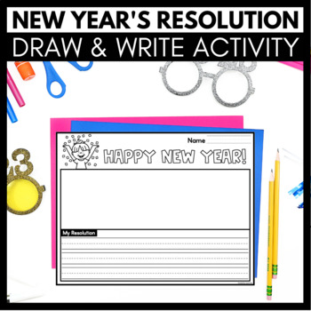 New Year Goals 2023, Bulletin Board Writing Activity, New Year's  Resolutions