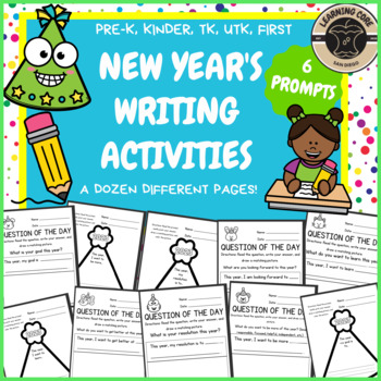 New Year 2023 Worksheets - PreK, Kindergarten, First Grade Writing