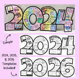 New Year 2024 About Me/Goals Poster