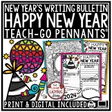 New Year 2024 Activities One Word Resolutions | January New Year Bulletin Board