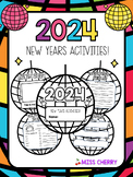 New Year 2024 Activities | Set 2 | Disco Balls | K - 3rd
