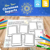 New Year 2024 - Christmas Break Reports - Writing and Draw
