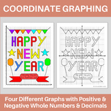 New Year 2024 Coordinate Graphing Plotting Points Ordered 