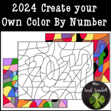 New Year 2024 Create your own Color by Number 
