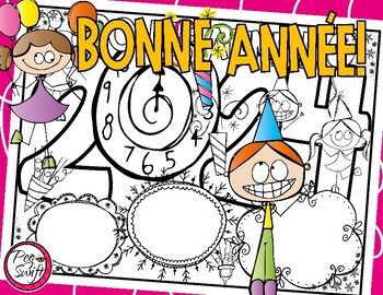 New Year 2024 FRENCH - Bonne Année! by Peg Swift French Immersion