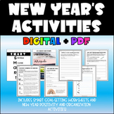 New Year 2024 Resolutions and Goal Setting Activities| Dis