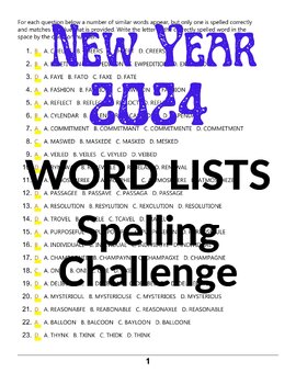 New Year 2024 Spelling Challenge Elevate Vocabulary Skills Digital   Original 10759701 1 