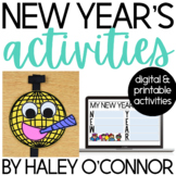 New Year and New Year's Eve Activities Digital and Printab