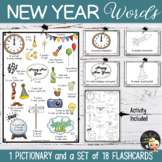 New Year Activities ESL Flashcards and Pictionary