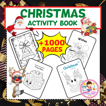 New Year Activity Book For Kids Fun Games Maze, Word Search, Sudoku ...