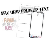 New Year Activity- Breakup Text
