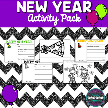 Preview of New Year Activity Pack