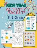 New Year Activity Packet: K - 5th Grade