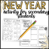 New Year Activity for Secondary Students | Reflection | Mi