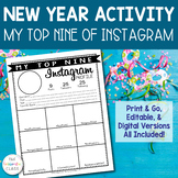 New Years Activity | Instagram Inspired My Top Nine | Dist