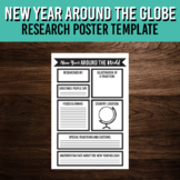 New Year Around the World Research Poster | Printable Acti