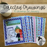 New Year Art Activities (January Directed Drawings)