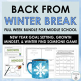 New Year Back from Winter Break BUNDLE Full Week of Activi