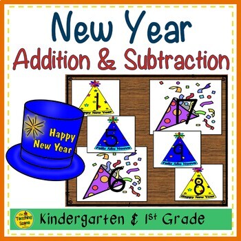 Preview of New Year  Build 2 Addend 0-20 Addition & Subtraction Number Sentence