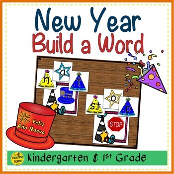Preview of New Year  Build a CVC Word