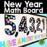 New Year Bulletin Board for Math with Countdown