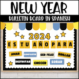 New Year Bulletin Board in Spanish | Año Nuevo | Resolutions