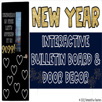 New Year Bulletin Board Or Door Kit By Fantasticfourteachers 
