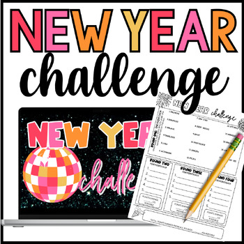 Preview of New Year Challenge | Trivia & Puzzles | Middle School Activity | Game