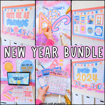Preview of New Year Classroom Decor Bundle