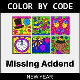 New Year Color by Code - Missing Addends