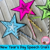 New Years resolution Speech Therapy Craft for 2024 | FREE