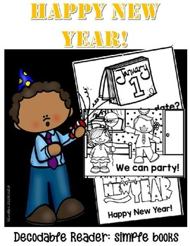 Preview of New Year Decodable Readers NO PREP