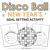 New Year Disco Ball | Goal Setting | Craftivity