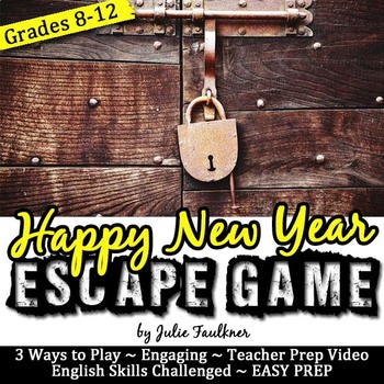 Preview of Escape Room Break Out Box Game, New Year
