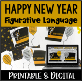 New Year Figurative Language Activity with Digital