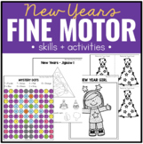 New Year Fine Motor Practice, Skills and Activities