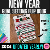 New Year Flip Book | Fun Goal Setting Activity | Middle Sc