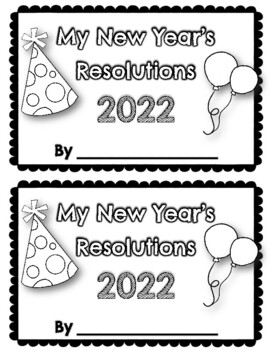 Preview of New Year Fun {New Year's Resolution Book} {Updated Through 2026}