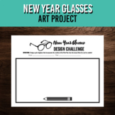 New Year Glasses Design Project | January Art Activity | 2