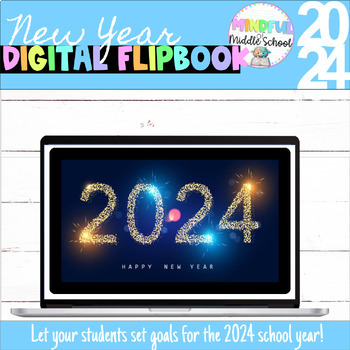 Preview of New Year Goal-Setting Digital Flipbook 2024