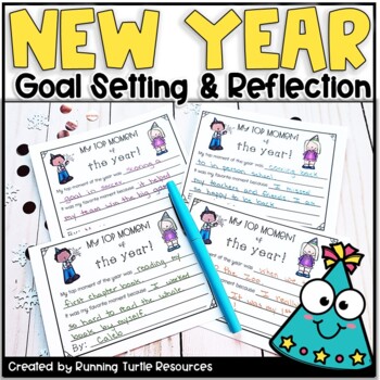 New Years Reflection New Year 2023 No Prep by Running Turtle Resources